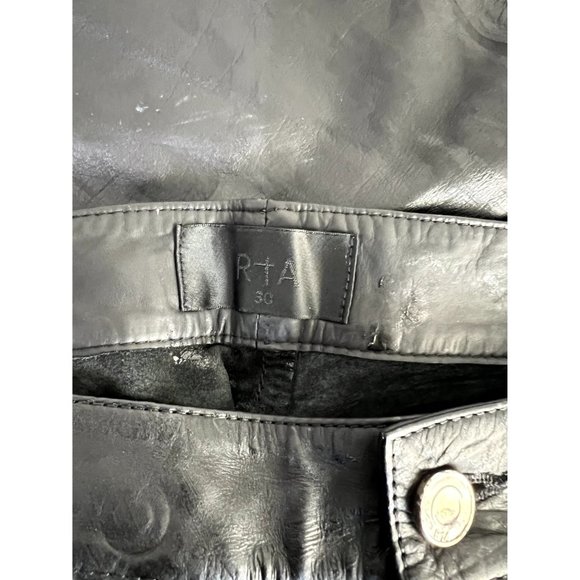 NWOT RtA faux Leather Pants in Black - Picture 5 of 5